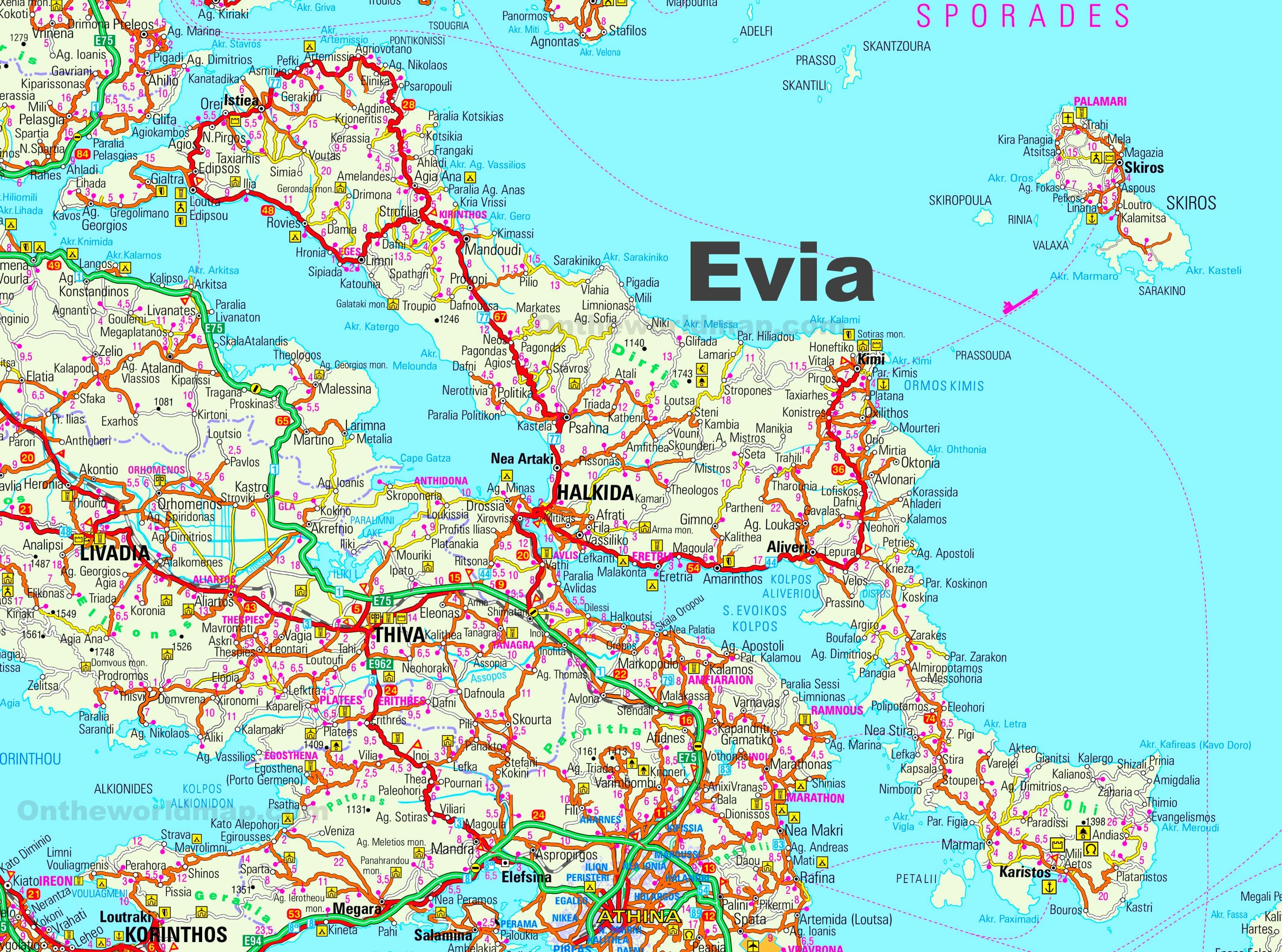 Evvia road map